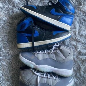 Jordan 1 “Royal” & Jordan 11 “Cool Grey”